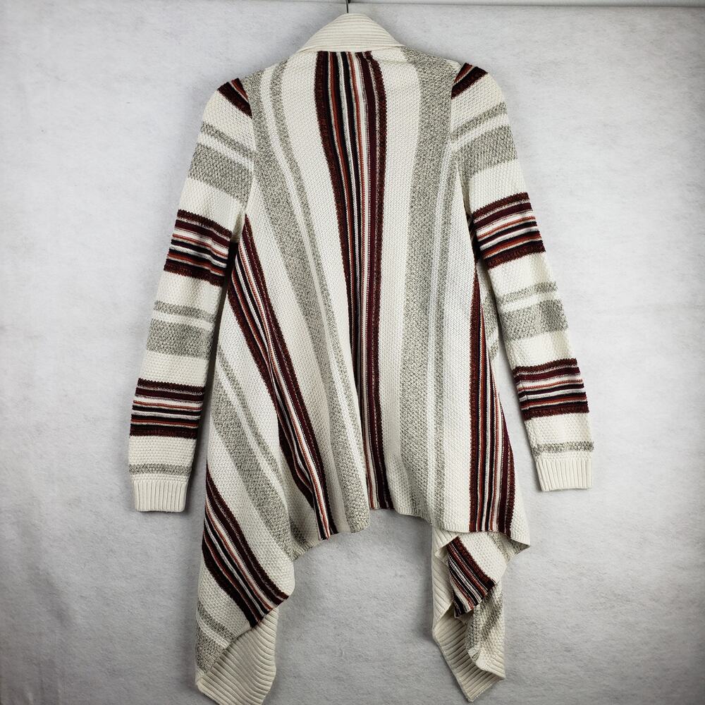 Torrid Size 00 Open Front Waterfall Cardigan Crea… - image 7
